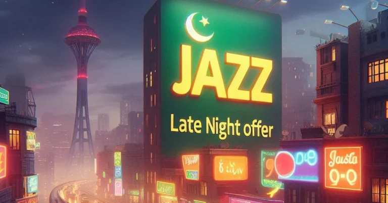 Jazz Late Night Offer Gujranwala 12AM To 9AM Code, Price [2024]