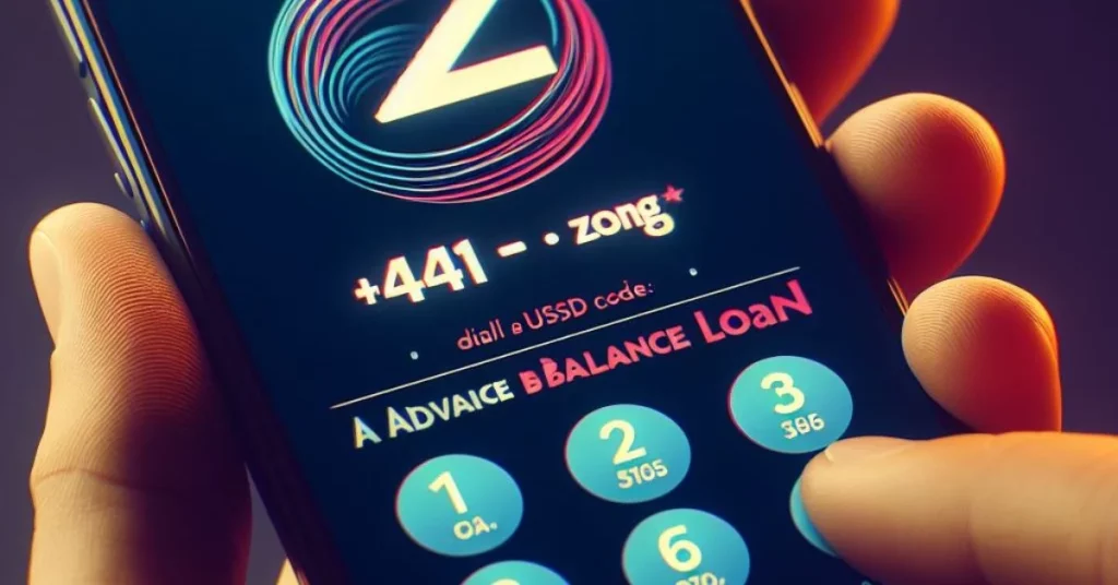 zong advance Balance code